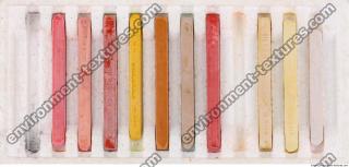 Photo Texture of Wax Color Crayons 0005